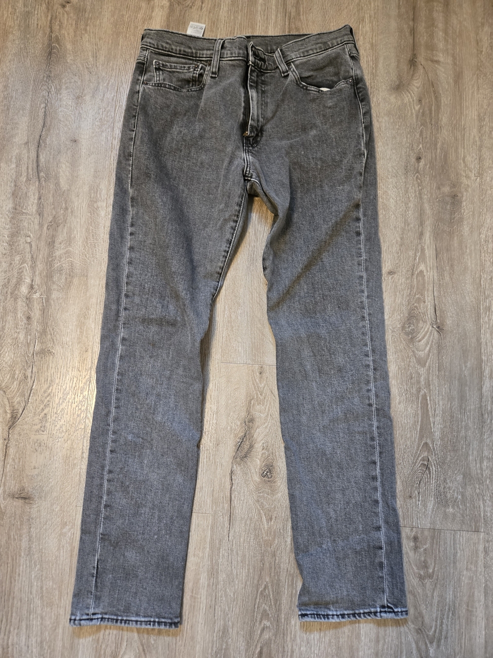 Levi's Grey 511 Slim Fit Jeans with Leather Patch
